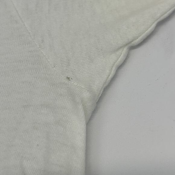 Vintage 80s Distressed Giant Panda Bear T Shirt Hand Painted White Tee S Small - Picture 9 of 14